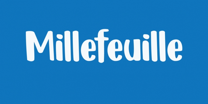 DK Millefeuille Font Download