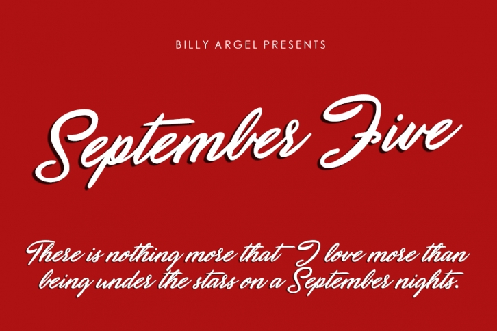 September Five Font Download