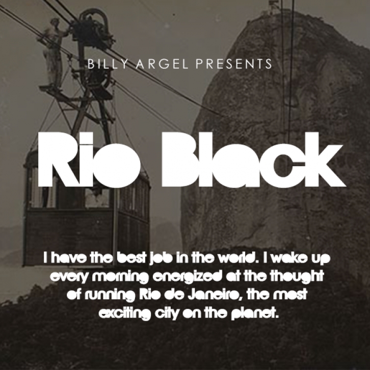 Rio Black Font Download