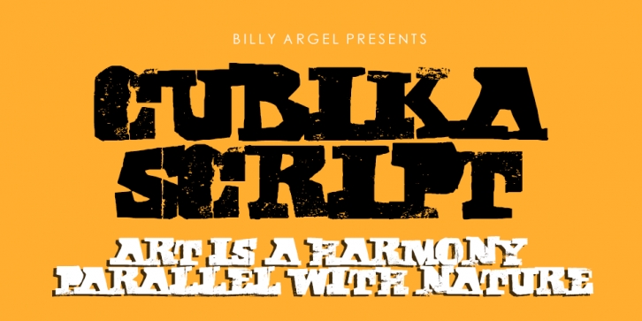 CUBIKA SCRIPT Font Download