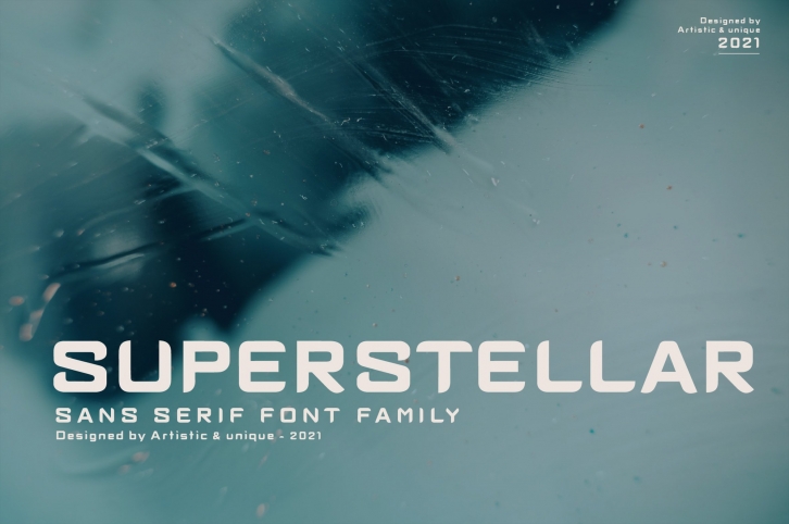Superstellar - Sans serif font family Font Download