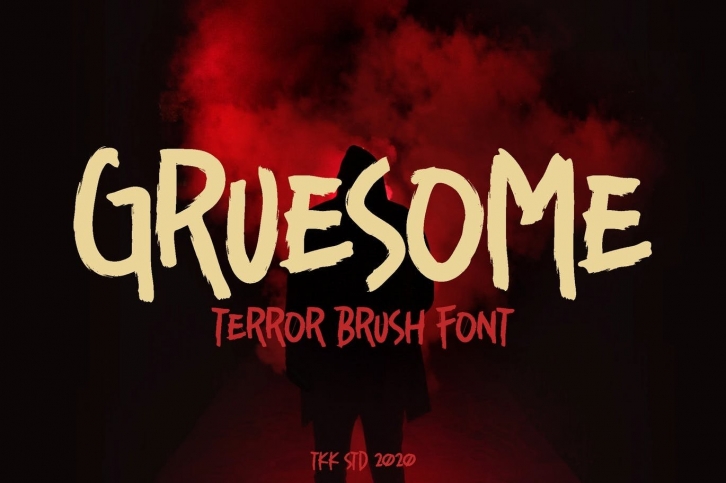 Gruesome - Horror Scary Font Font Download