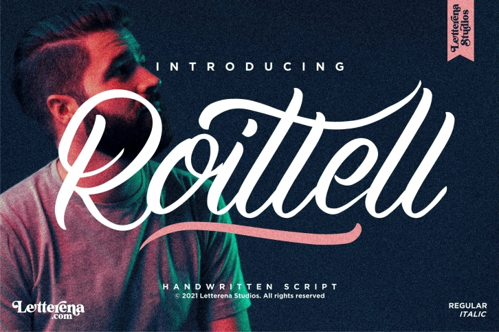 Roittell - Casual Script Font Font Download