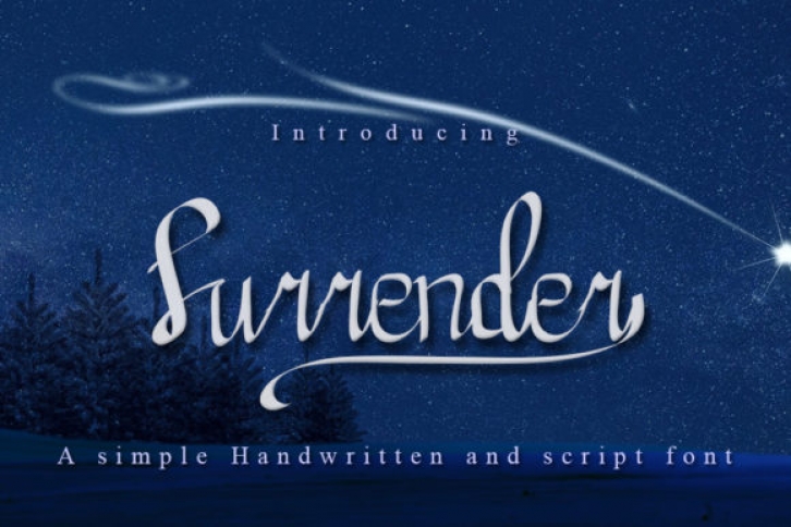 Surrender Font Download