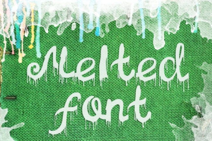 Melted Font Download