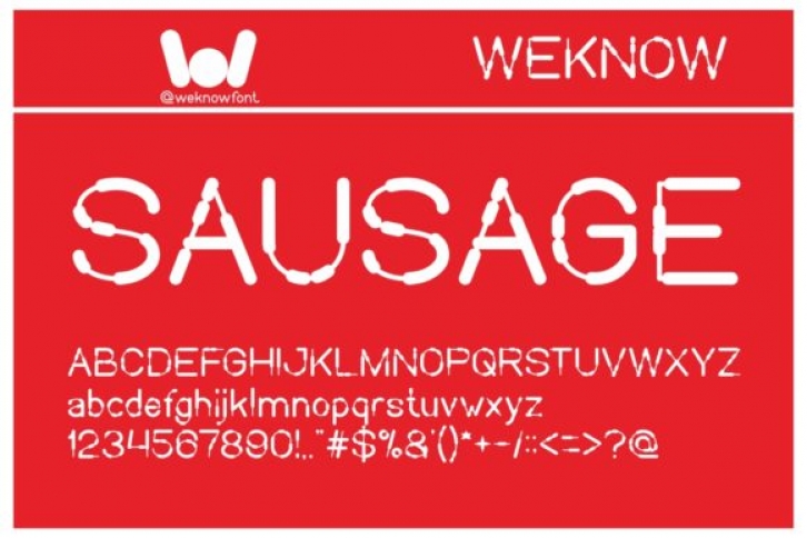 Sausage Font Download