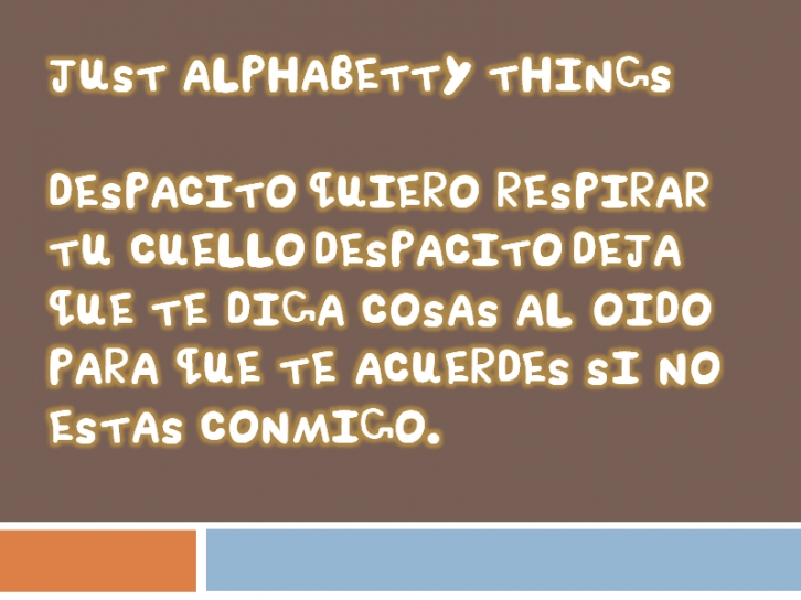Just Alphabetty Thing! Font Download
