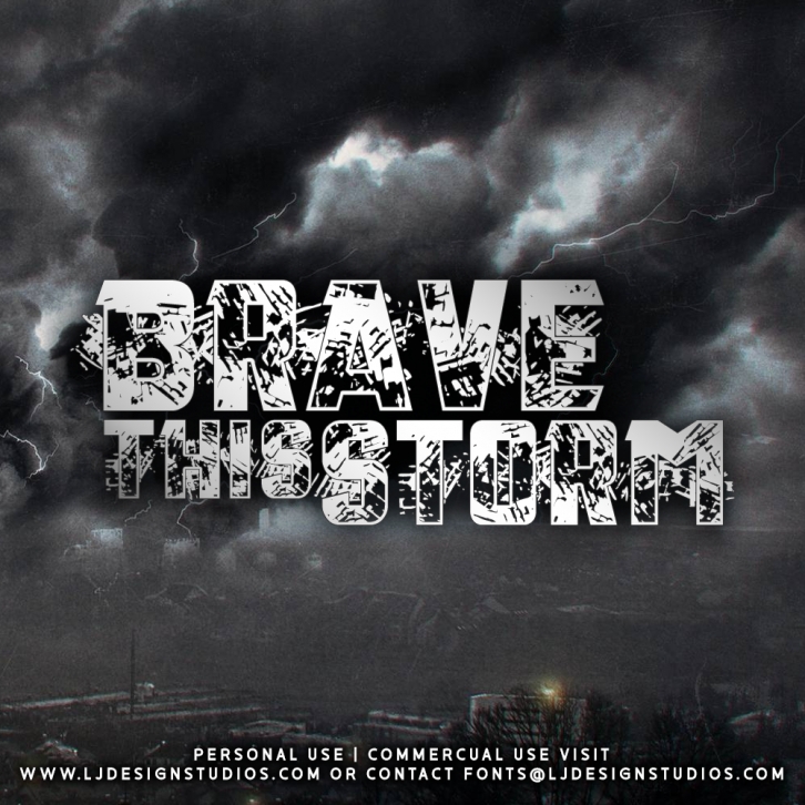 Brave this Storm Font Download