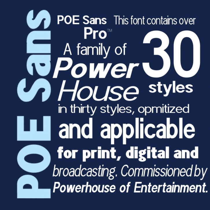 POE Sans Pr Font Download