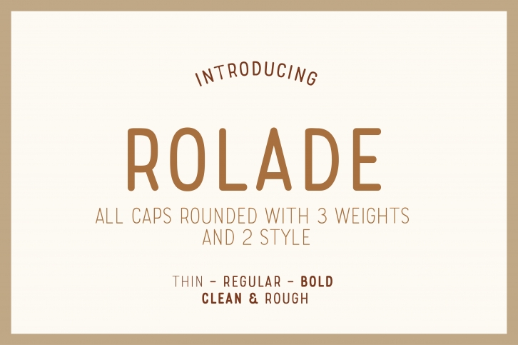 Rolade Free Font Download