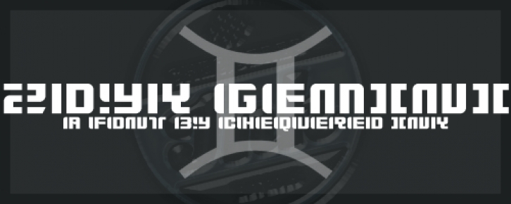 Zdyk Gemini Font Download