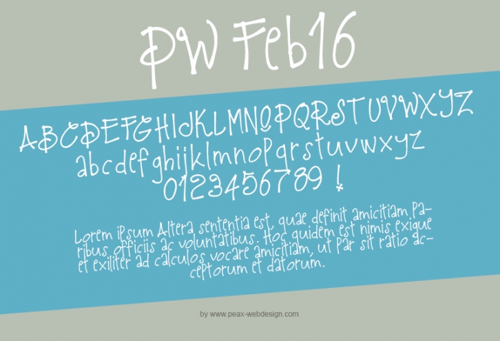 PWFeb16 Font Download