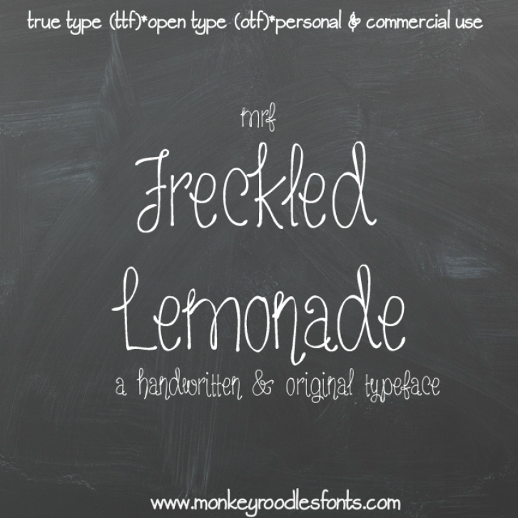 MRF Freckled Lemonade Font Download