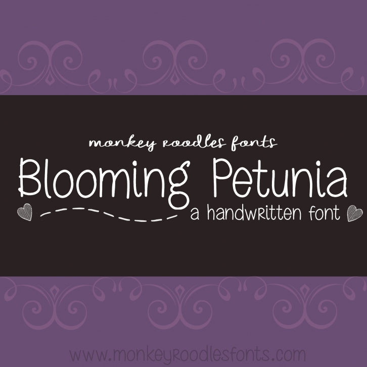 MRF Blooming Petunia Font Download