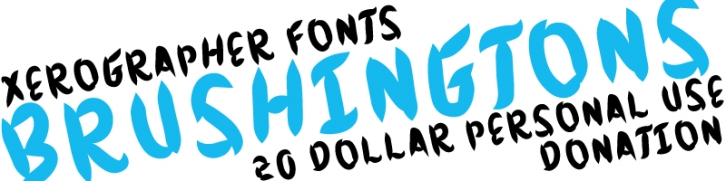 Brushingtons Font Download