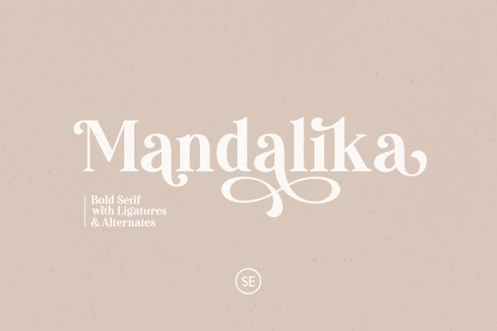 Mandalika - Modern Bold Serif Font Download