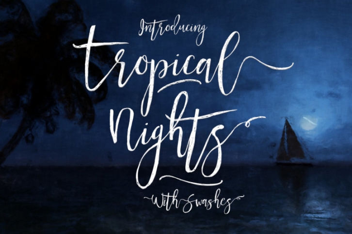Tropical Nights Script Font Font Download