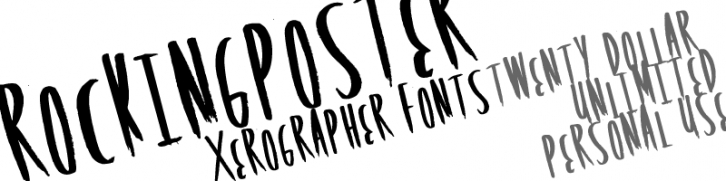 RockingPoster Font Download