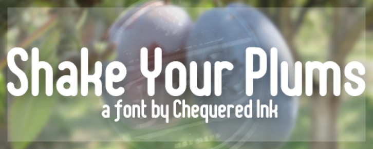 Shake Your Plums Font Download