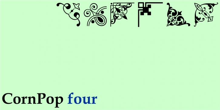 Corn Pop Four (2016) Font Download