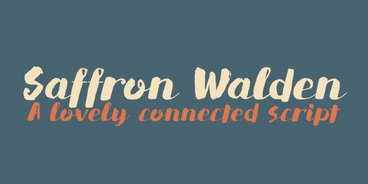 DK Saffron Walde Font Download