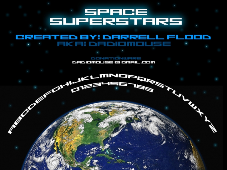 Space Superstars Font Download