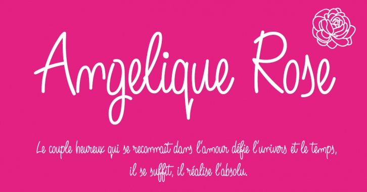 Angelique Rose Font Download
