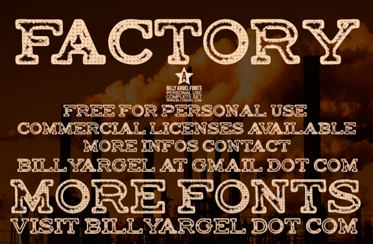 FACTORY Font Download