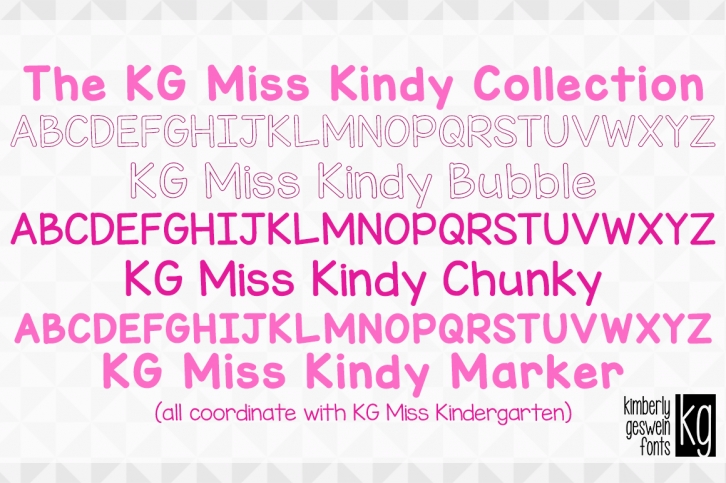 KG Miss Kindy Bubble Font Download
