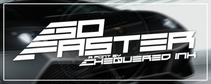 Go Faster Font Download