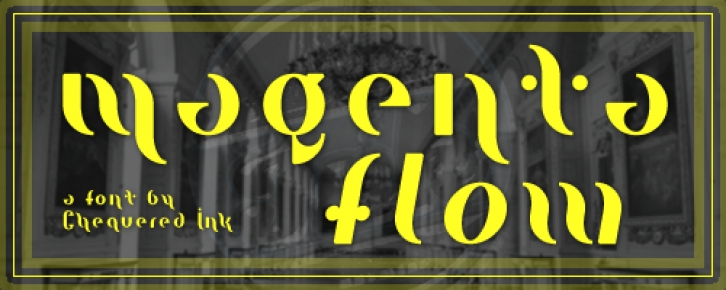 Magenta Flow Font Download