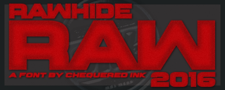 Rawhide Raw 2016 Font Download