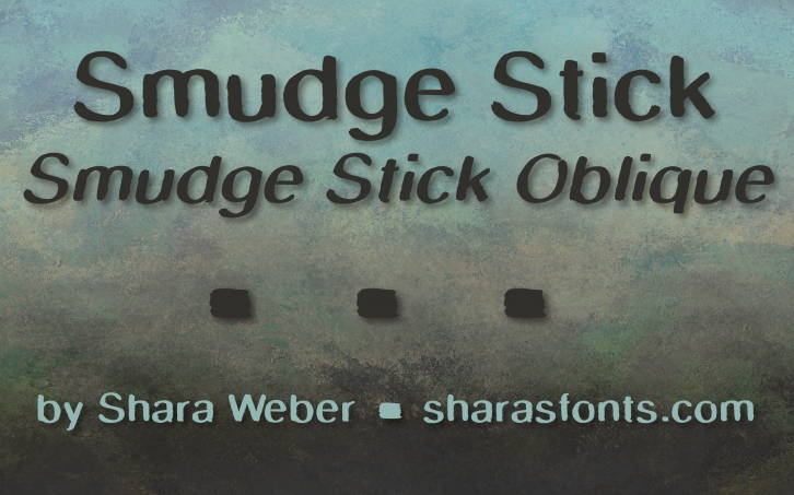 Smudge Stick Font Download