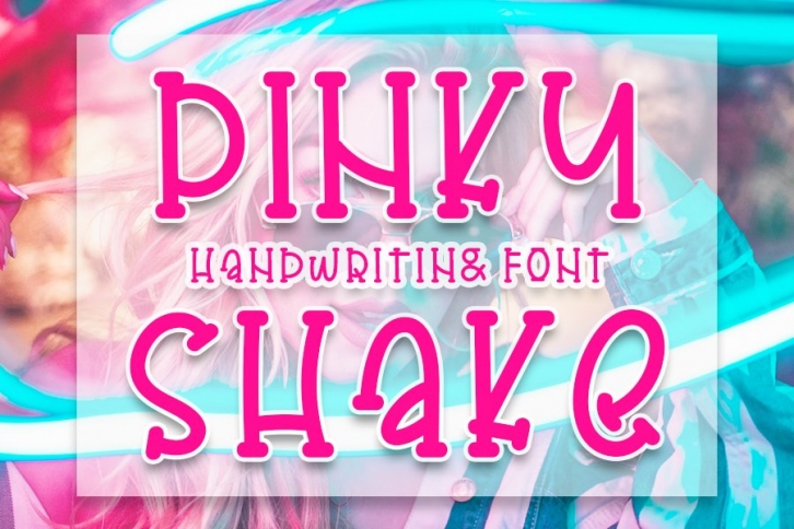 Pinky Shake - Cute Handwritten Font Font Download