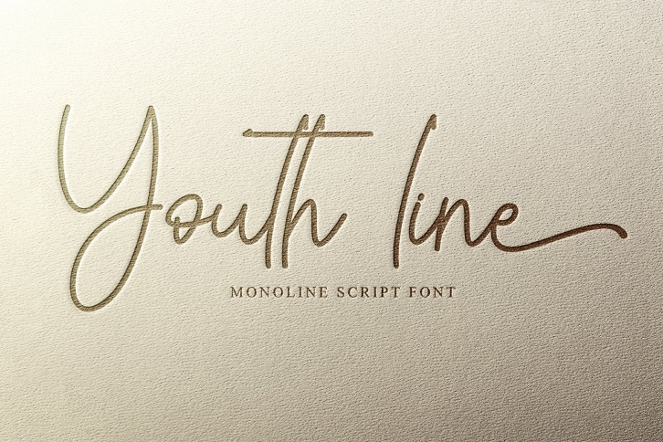Youth Line Font Download