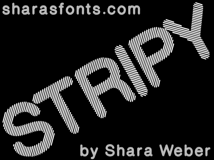 Stripy Reg Font Download