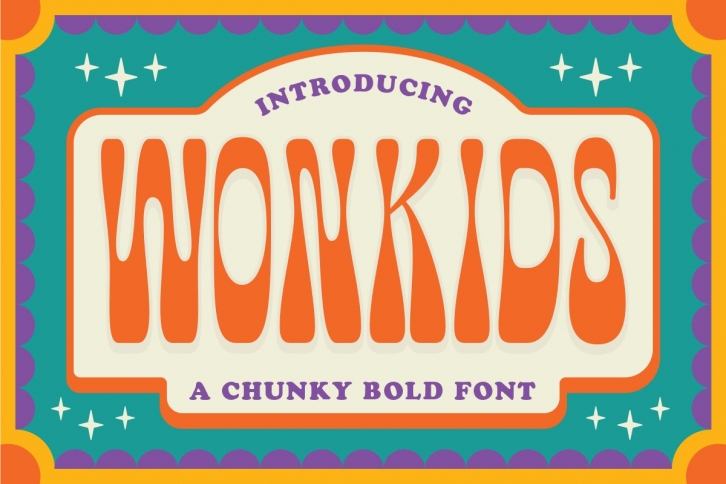 Wonkids Bold & Chunky Font Font Download
