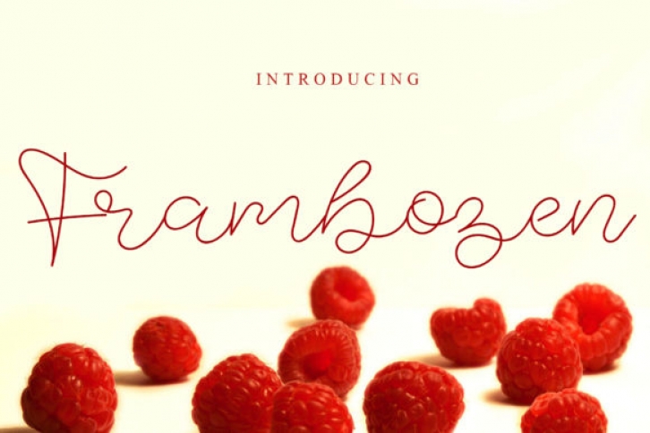 Frambozen Font Download