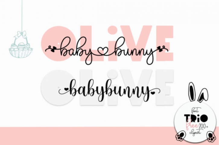Olive Babybunny Font Download