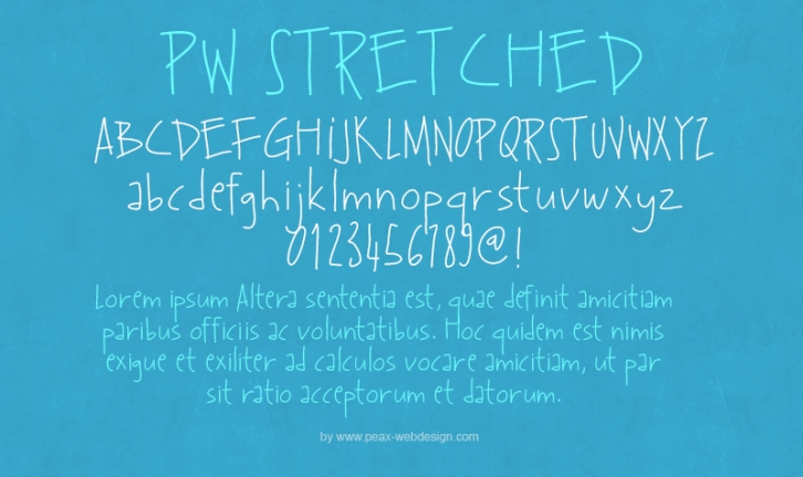 PWStretched Font Download