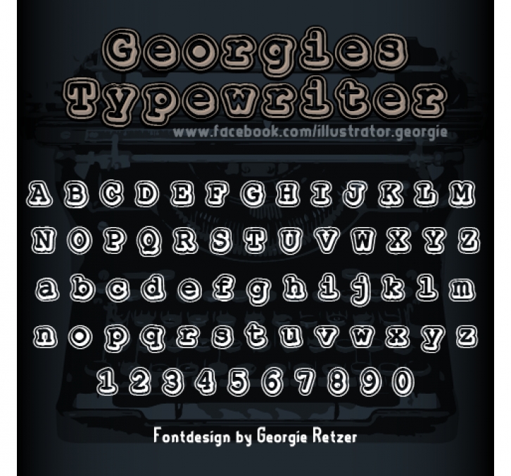 Georgies_Typewriter Font Download