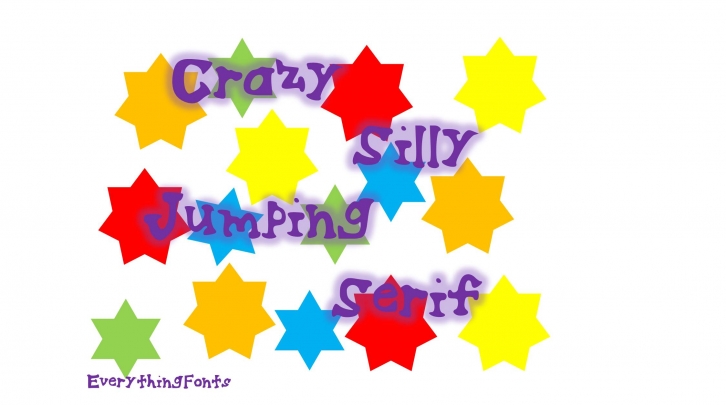 Crazy Silly Jumping Serif Font Download