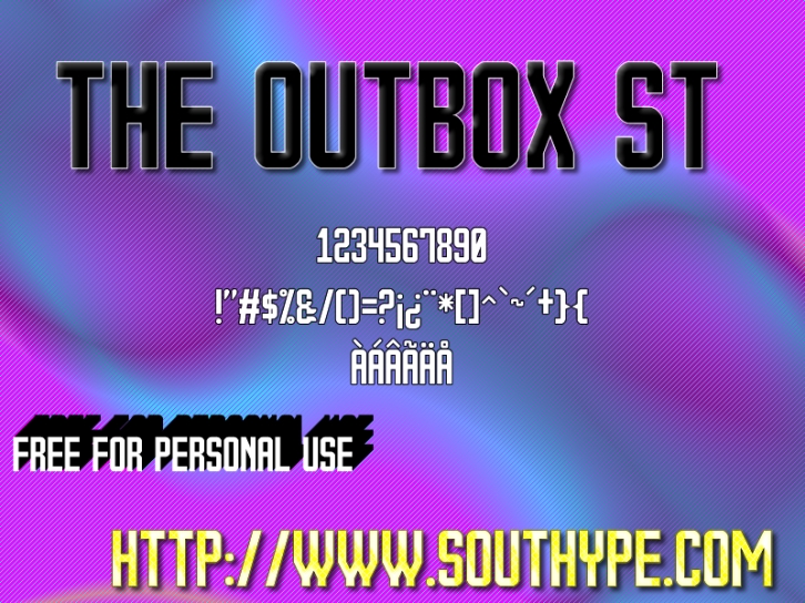 The Outbox S Font Download