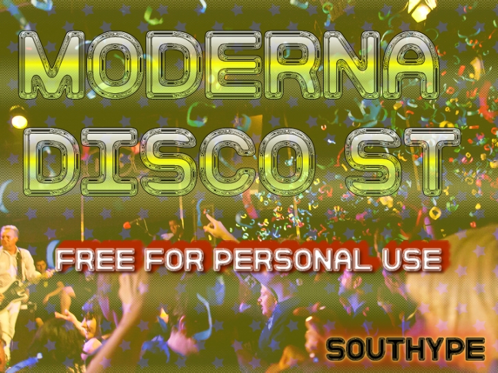 Moderna Disco S Font Download