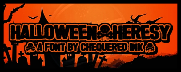 Halloween * Heresy Font Download