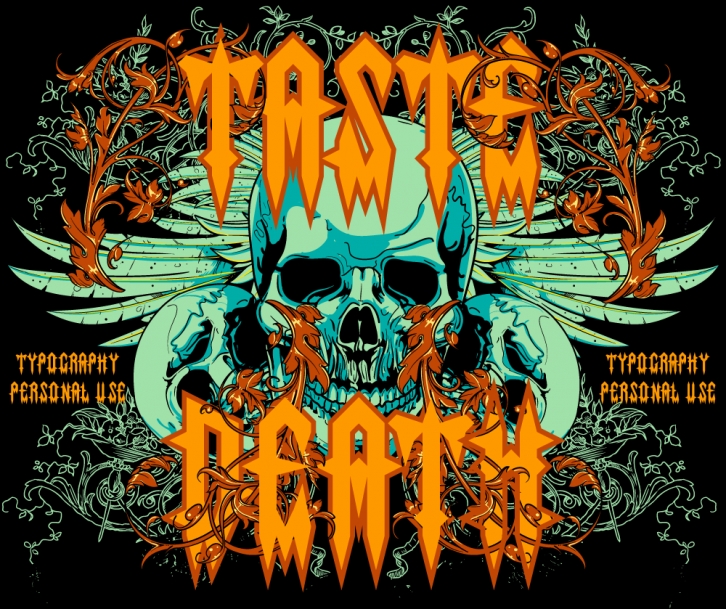 Taste death Font Download