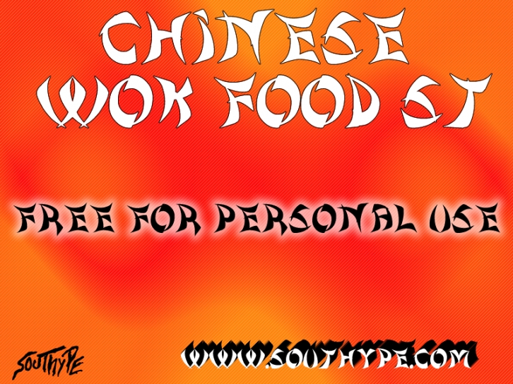 Chinese Wok Food S Font Download