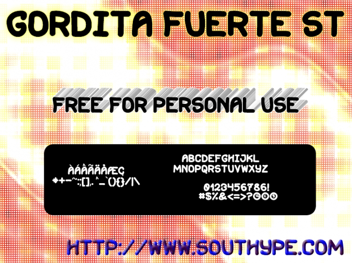Gordita Fuerte S Font Download