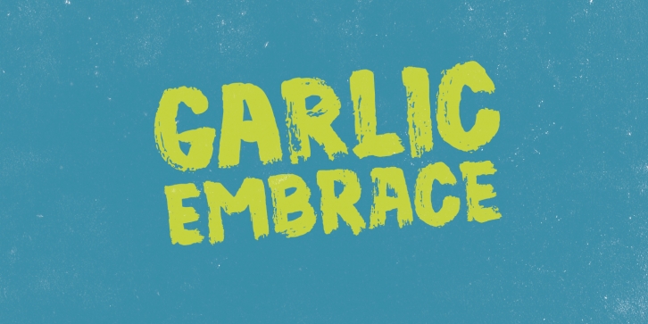 Garlic Embrace DEMO Font Download