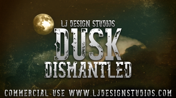 Dusk Dismantled Font Download